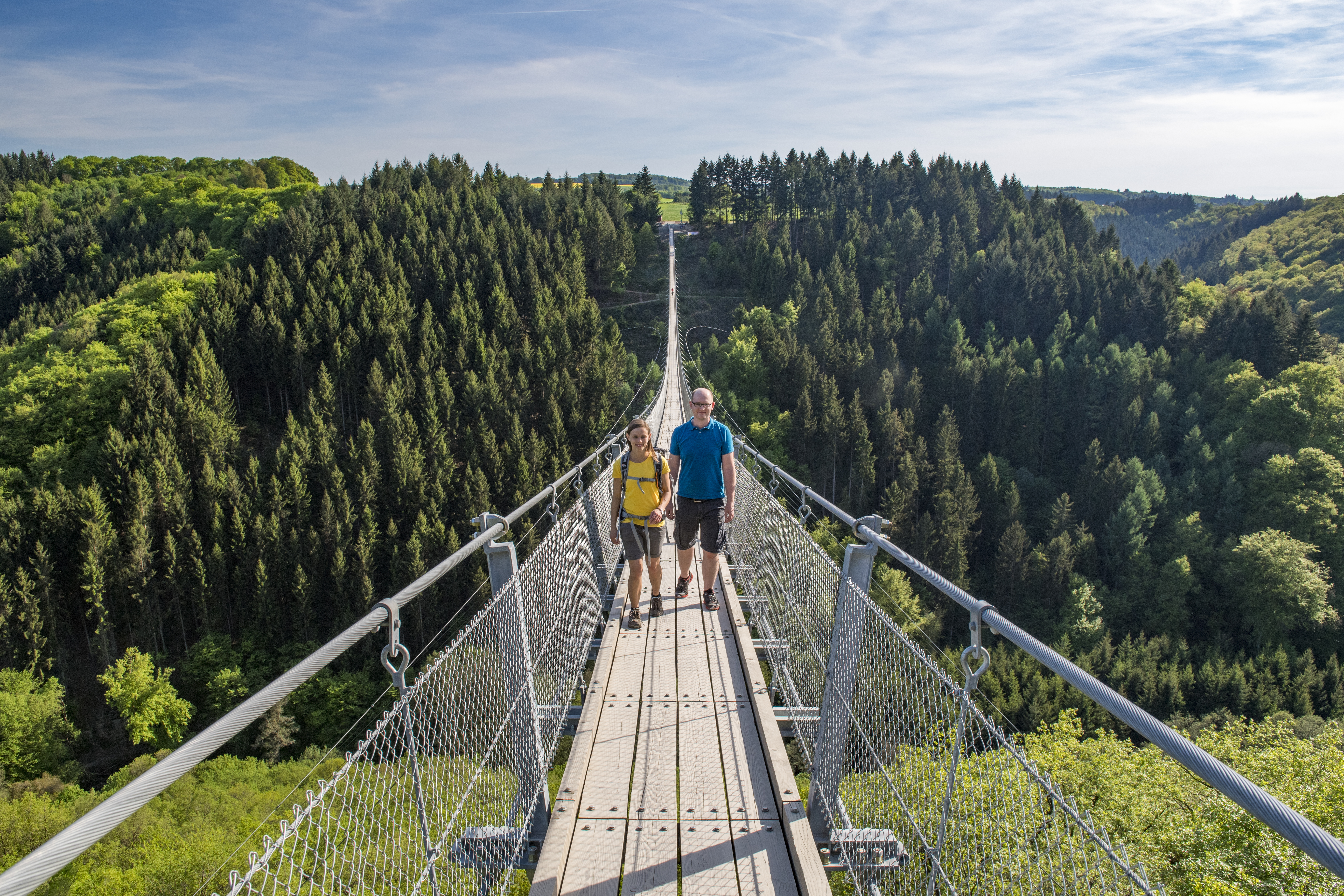 Deutschlands längste Hängeseilbrücke